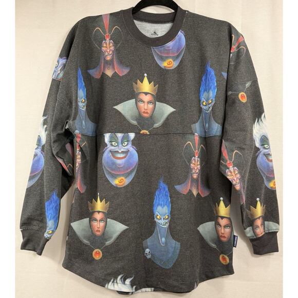Disney Sweaters - Disney Sweatshirt Women XS Spirit Jersey Villain Wicked Queen Ursula Iconic